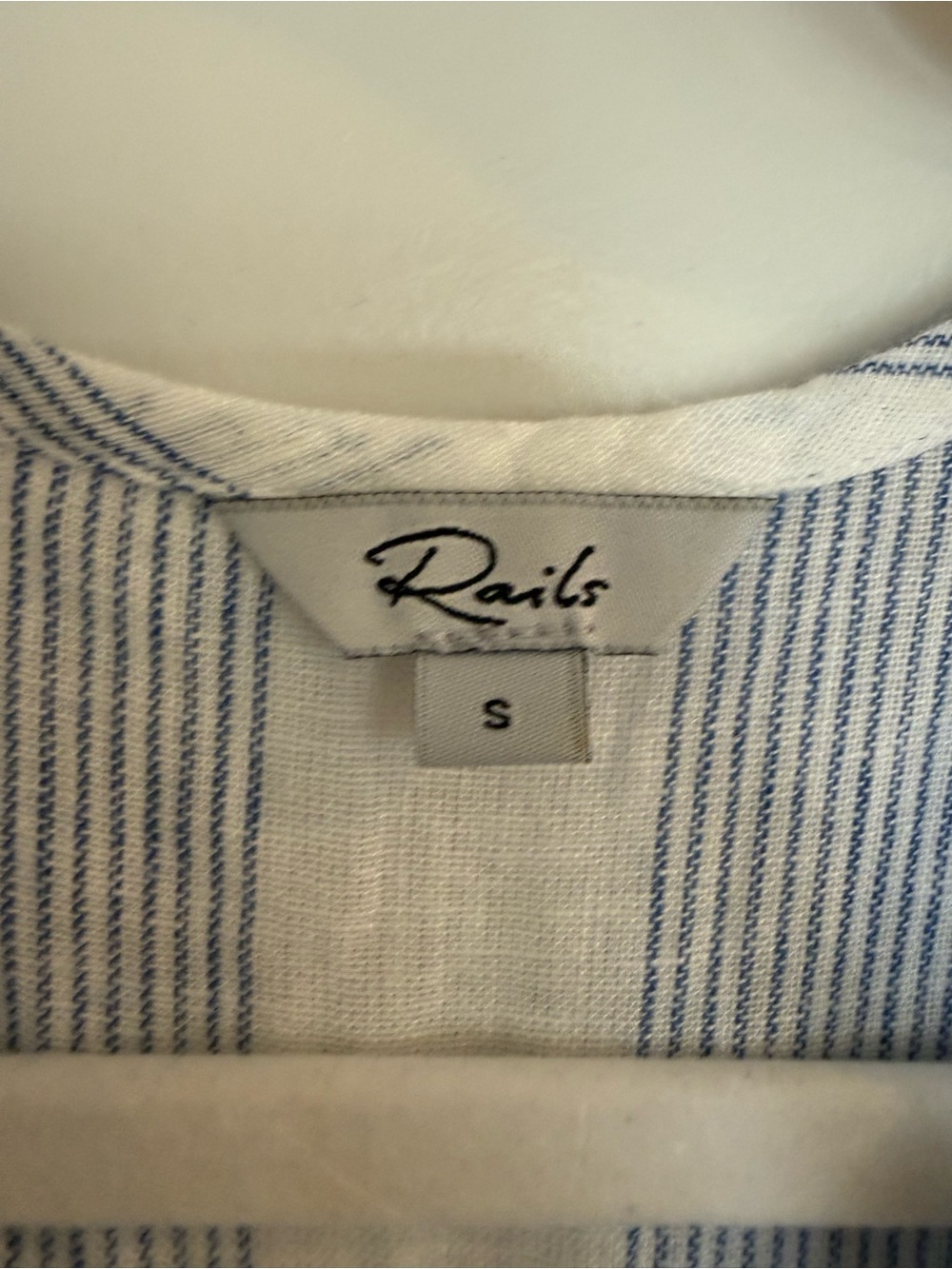 Rails Ashlyn Nevis Striped Linen Blend Midi Dress - Picture 4 of 10